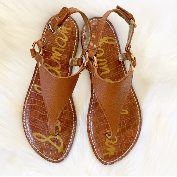 Sam Edelman Shoes - NEW SAM EDELMAN Greta Brown Thong Sandals